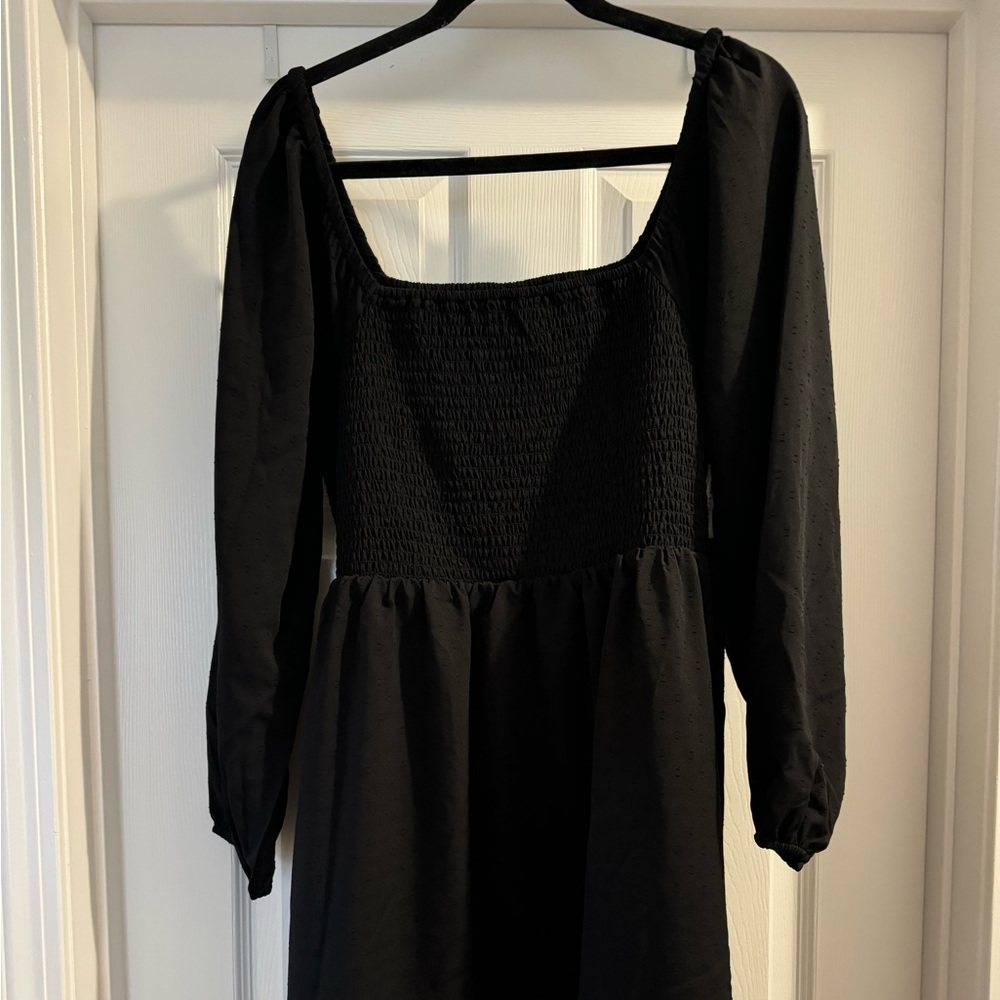 Knee Length Smock Dress